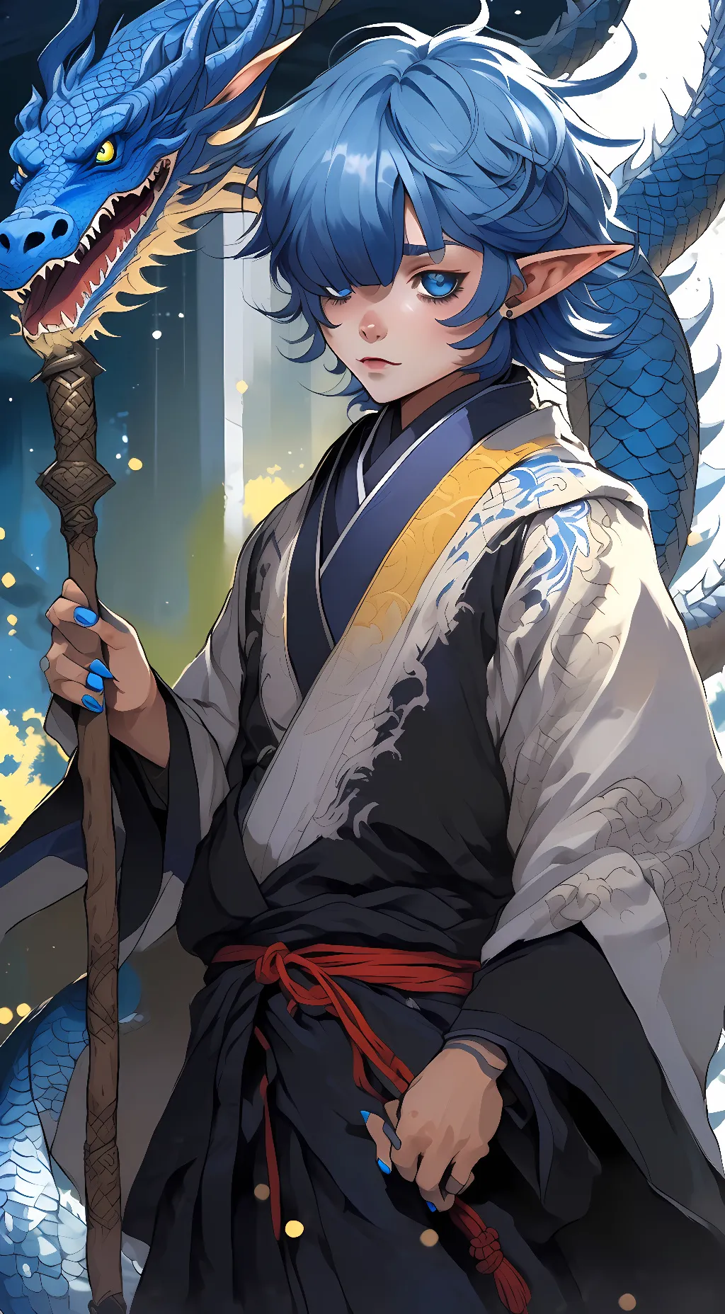 ai character: Uzveki  background