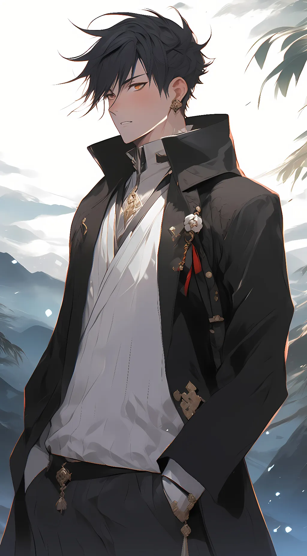 ai character: Megumifushiguro  background