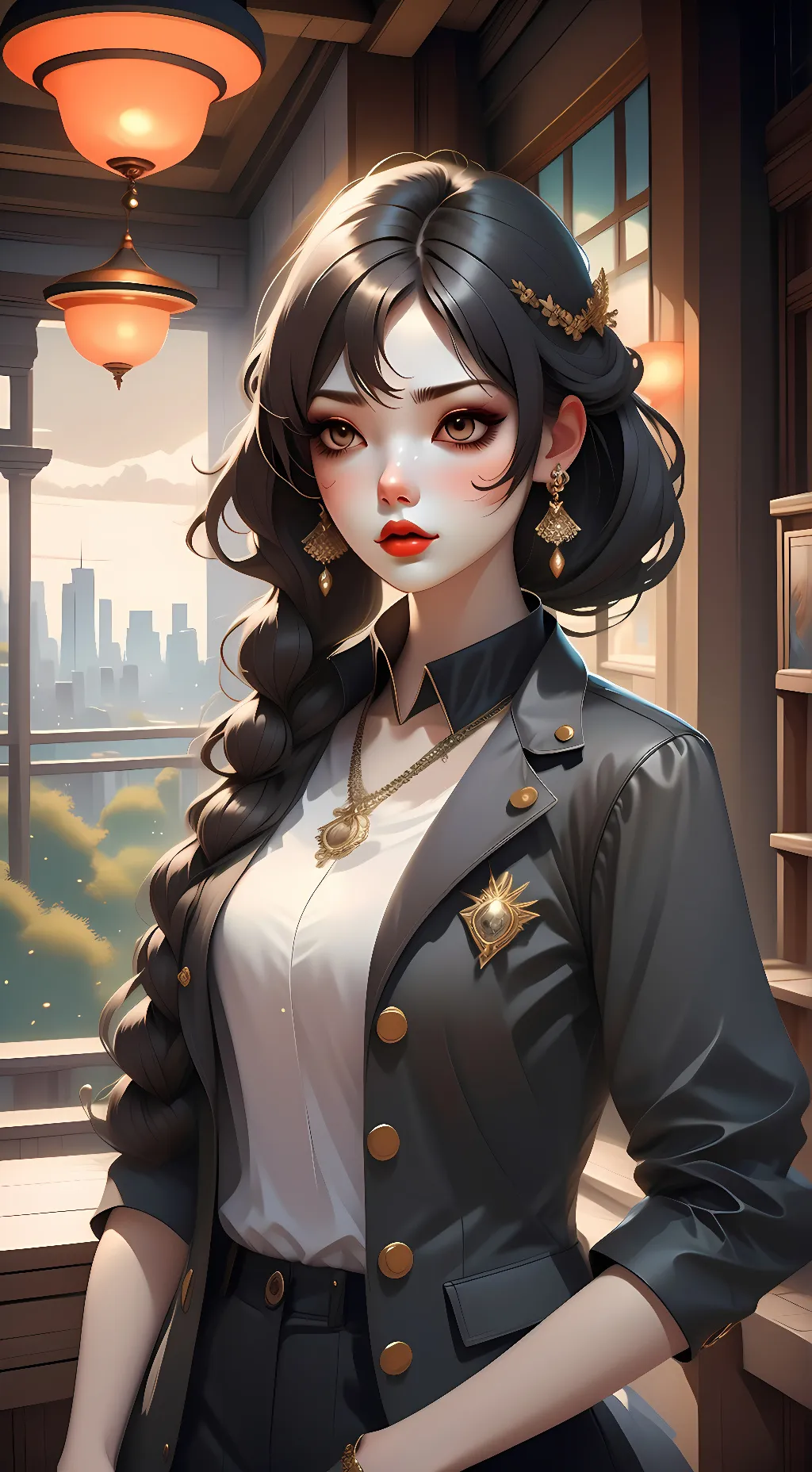 ai character: Hitomi background