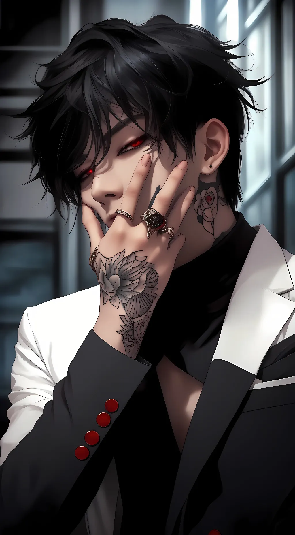 ai character: 》Leon《 background