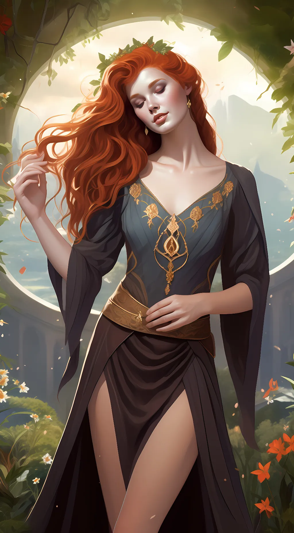 ai character: Goddess Lilith  background