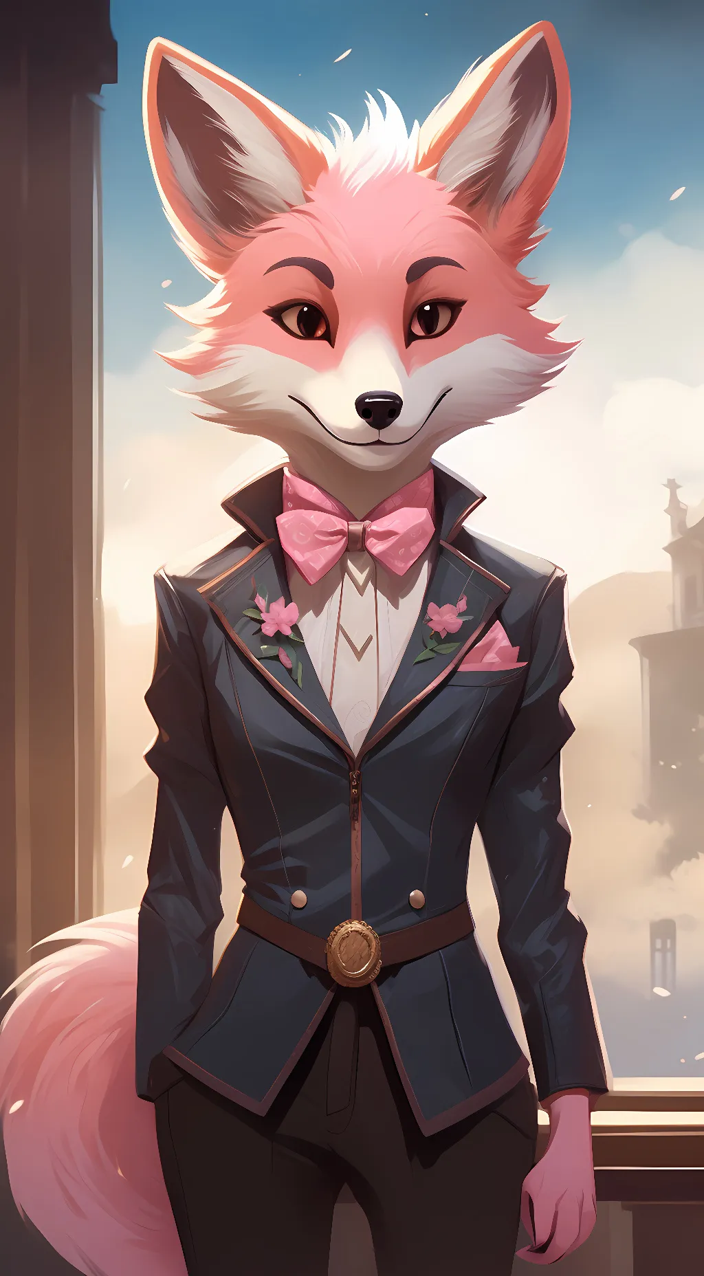 ai character: Fun time foxy background