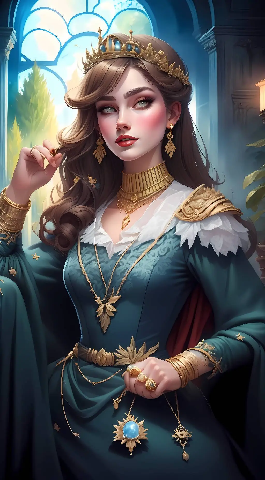 ai character: Rosie Hollow. background