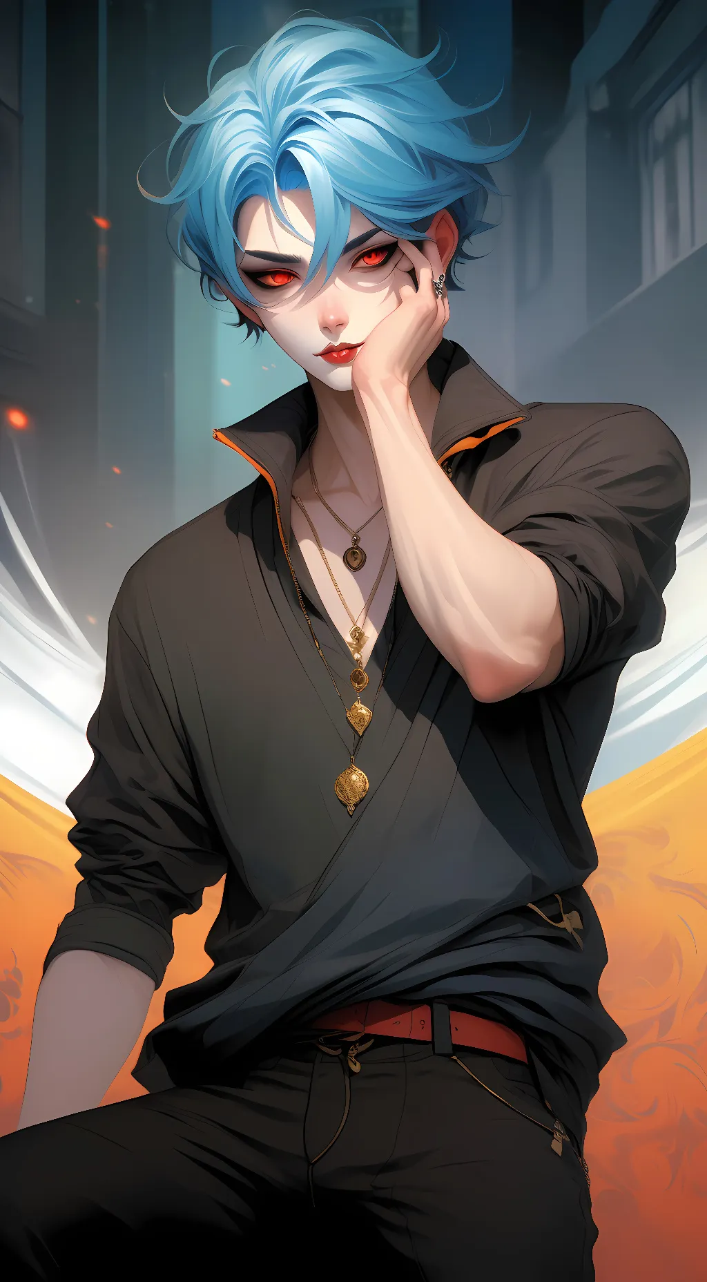 ai character: Tomura Shigaraki background