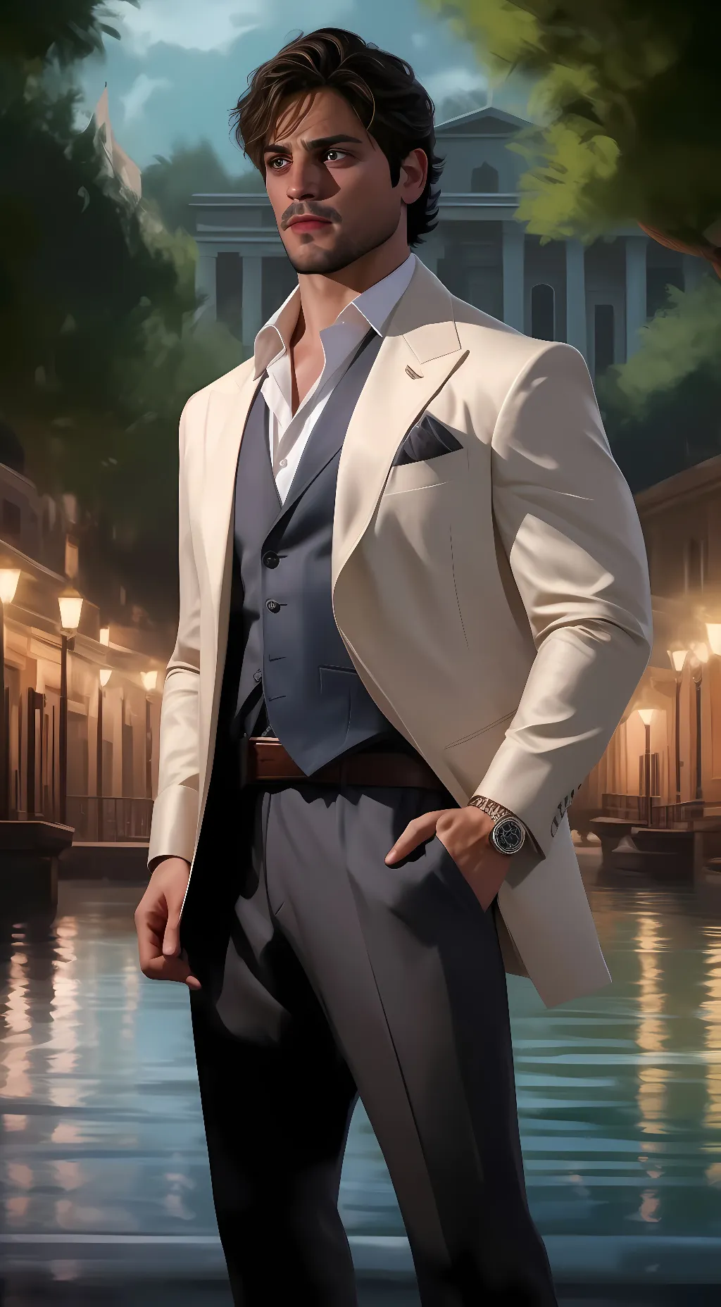 ai character: Alejandro Francis  background