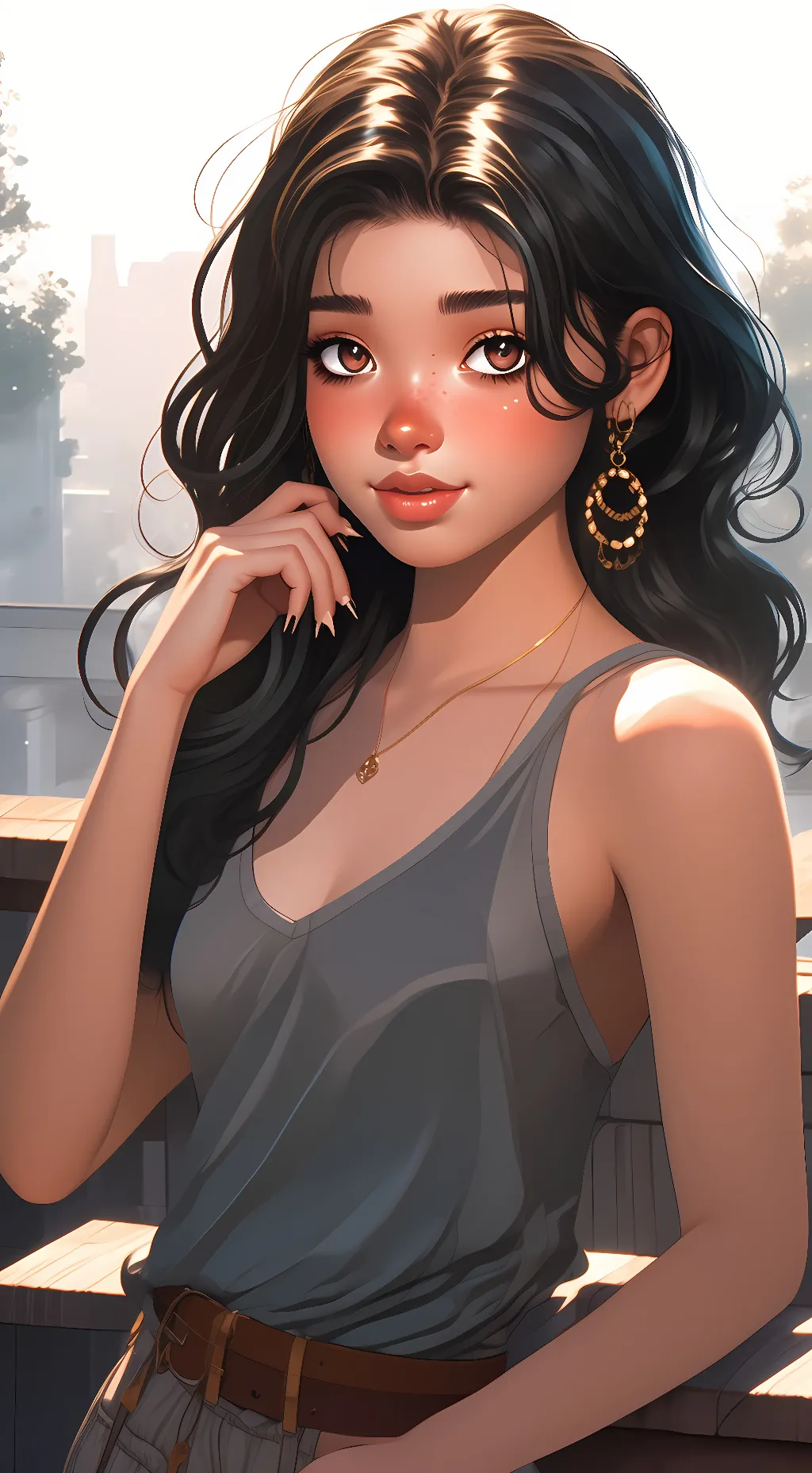 ai character: Mel background