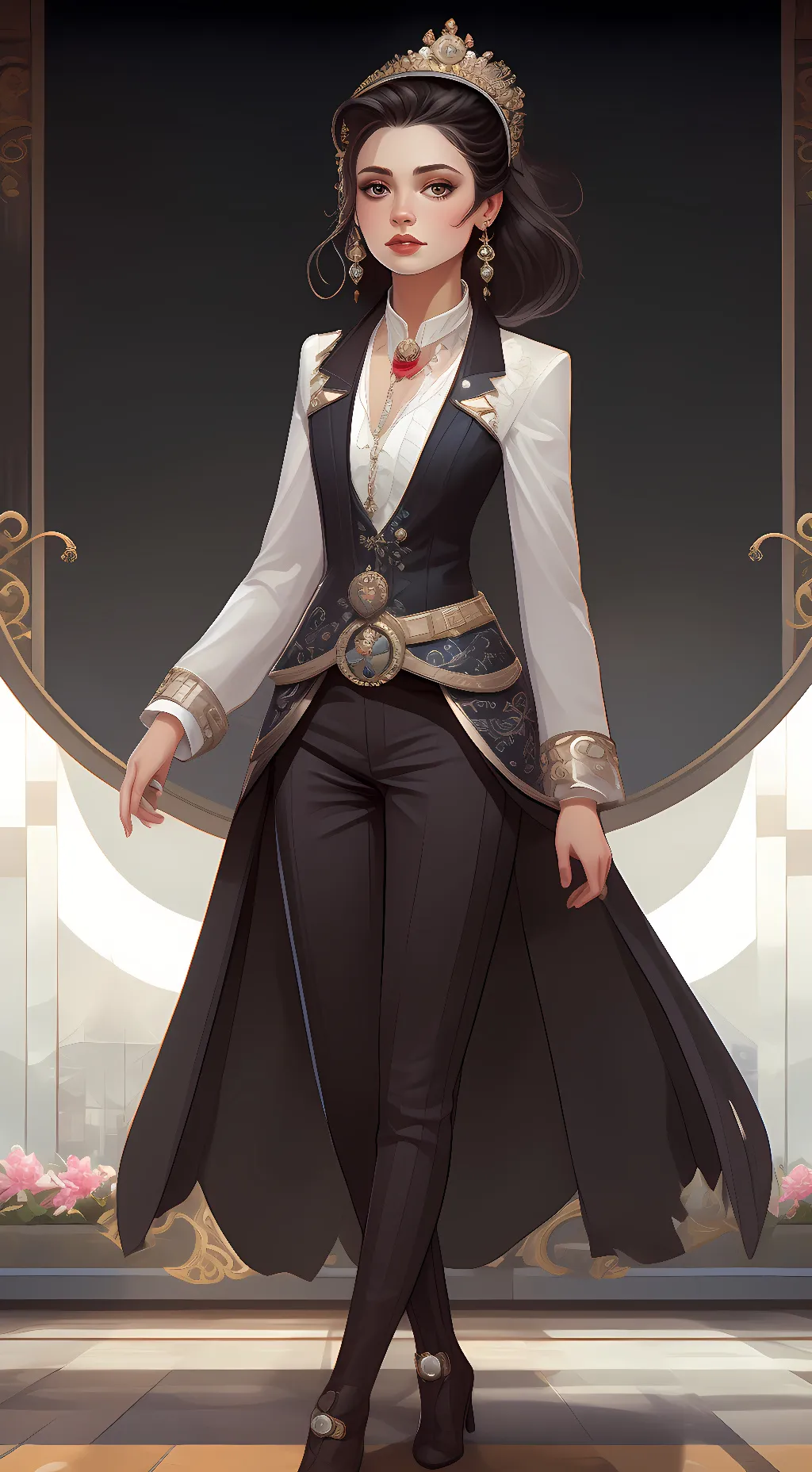 ai character: Elena Gilbert  background