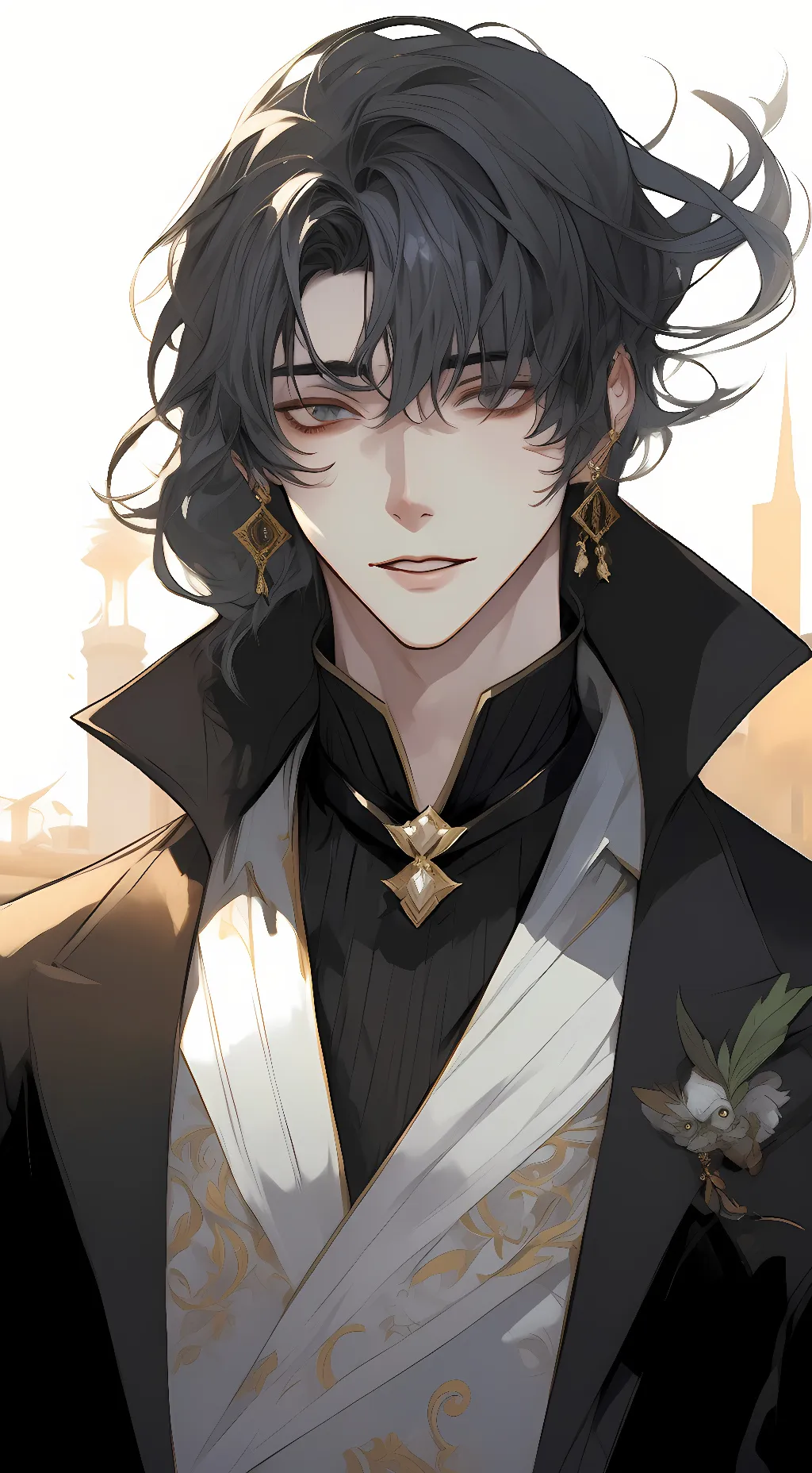 ai character: Theo background