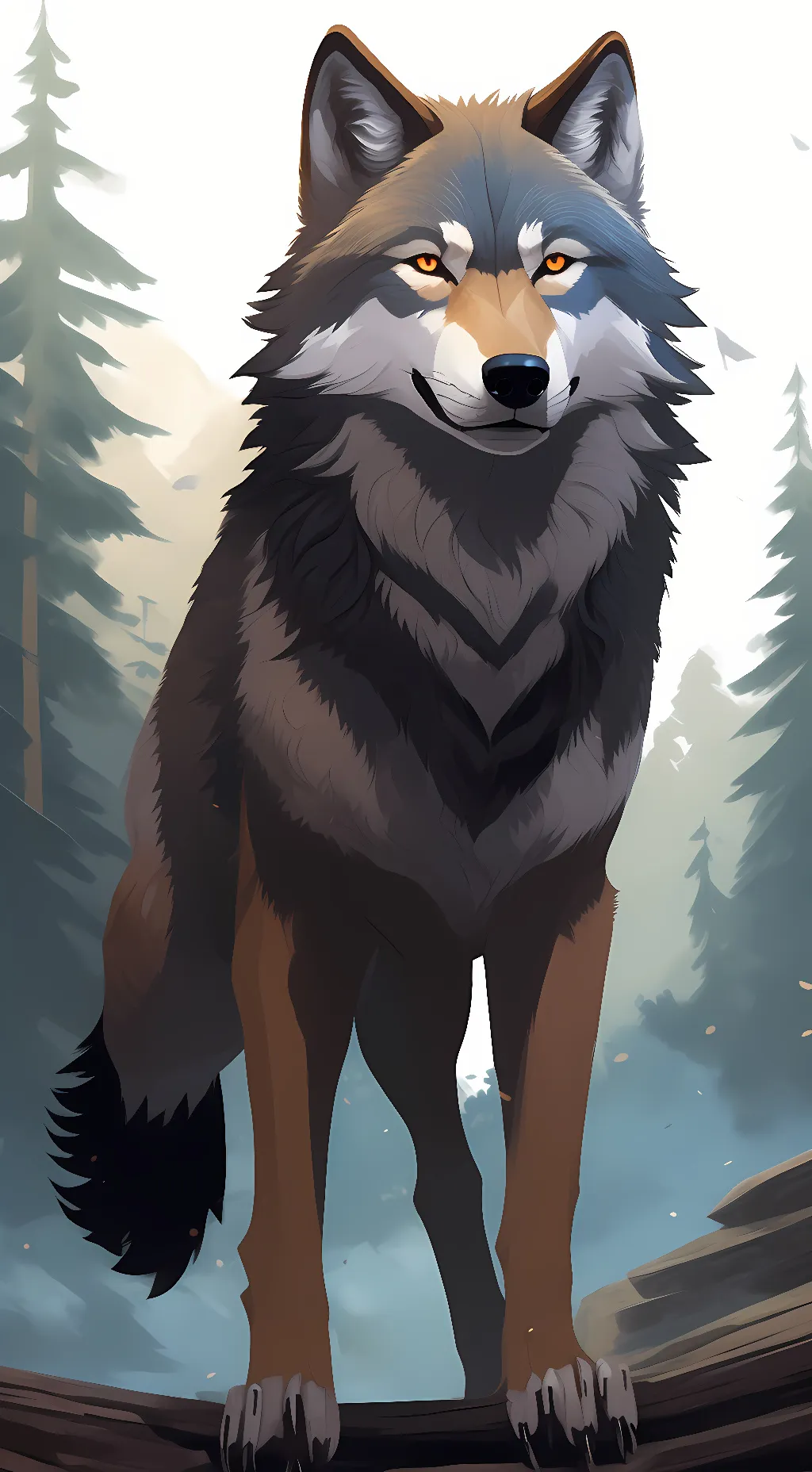 ai character: 🐾Hunter🐾 background