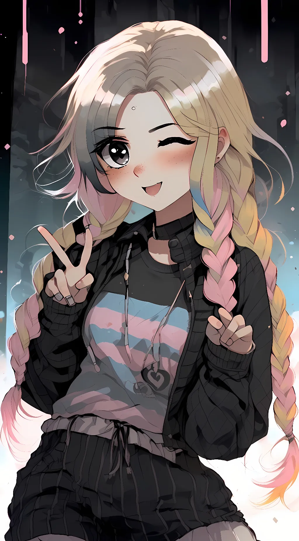 ai character: Hi my friend  background