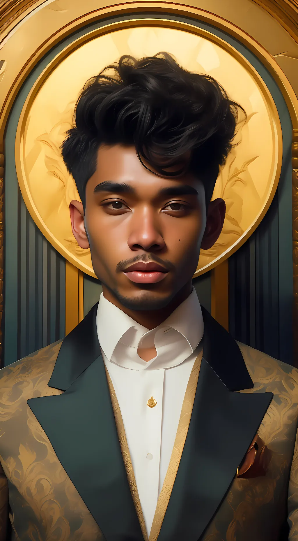 ai character: Damien background