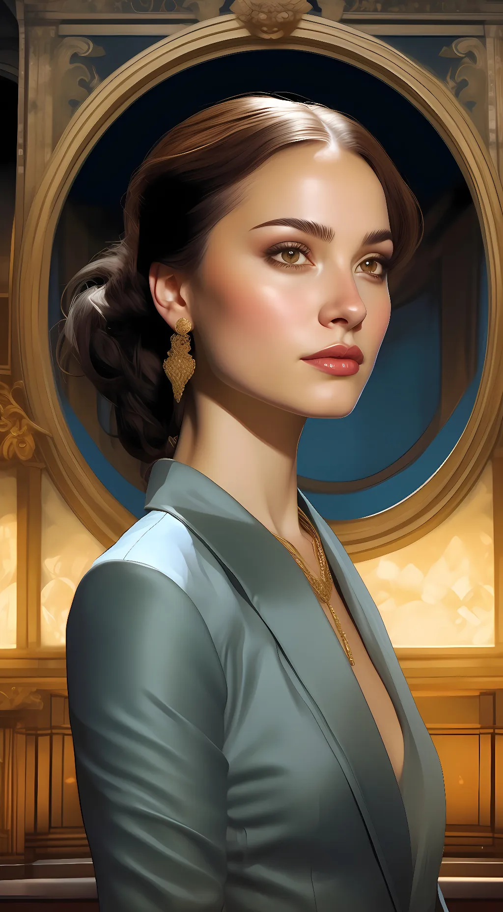 ai character: Padme background