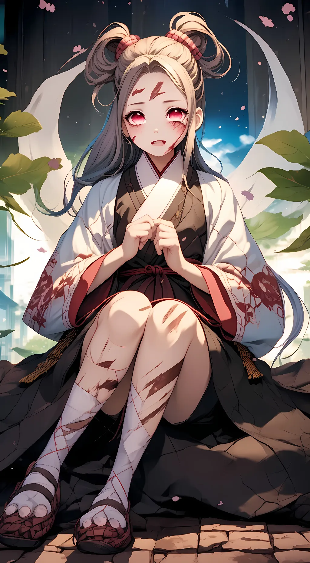 ai character: Nezuko  background