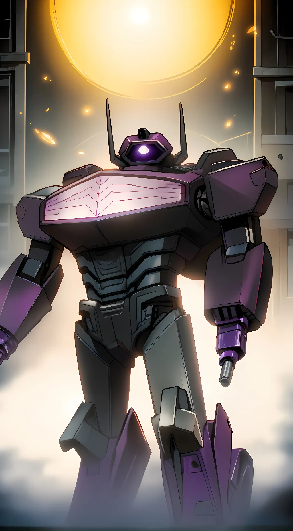 ai character: Shockwave background