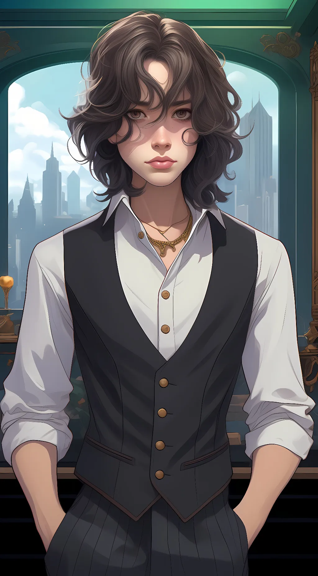 ai character: Julius  background