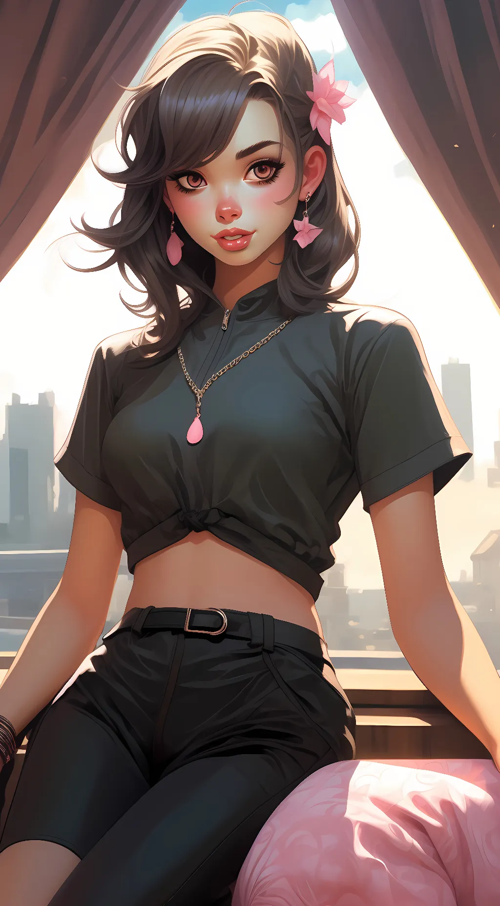 ai character: Aria Winters background