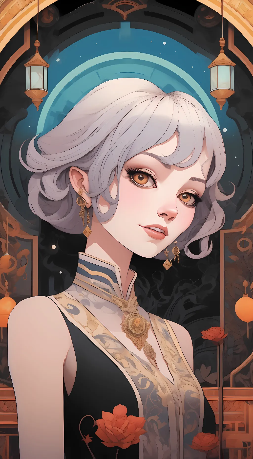 ai character: iris background