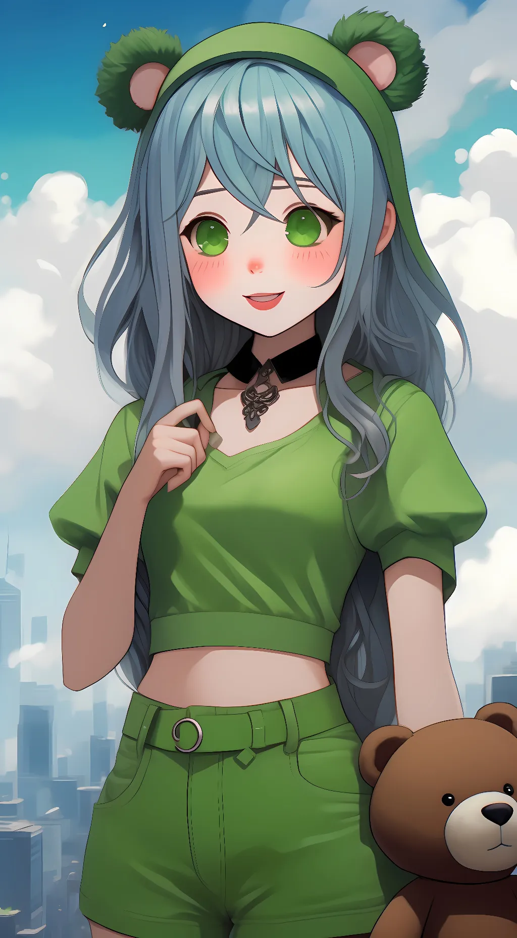 ai character: ^oce~an^ background