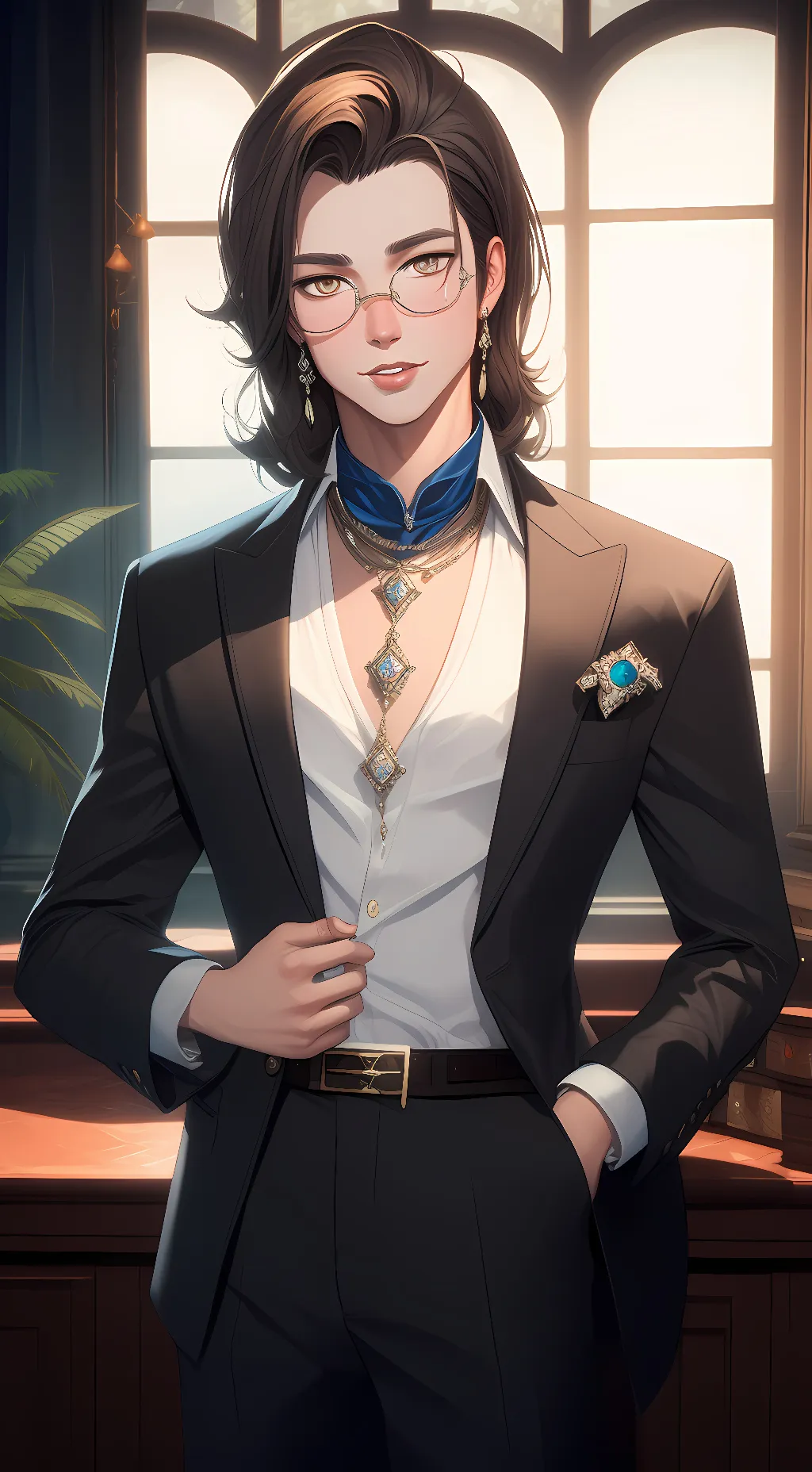 ai character: ★professer yuri★ background