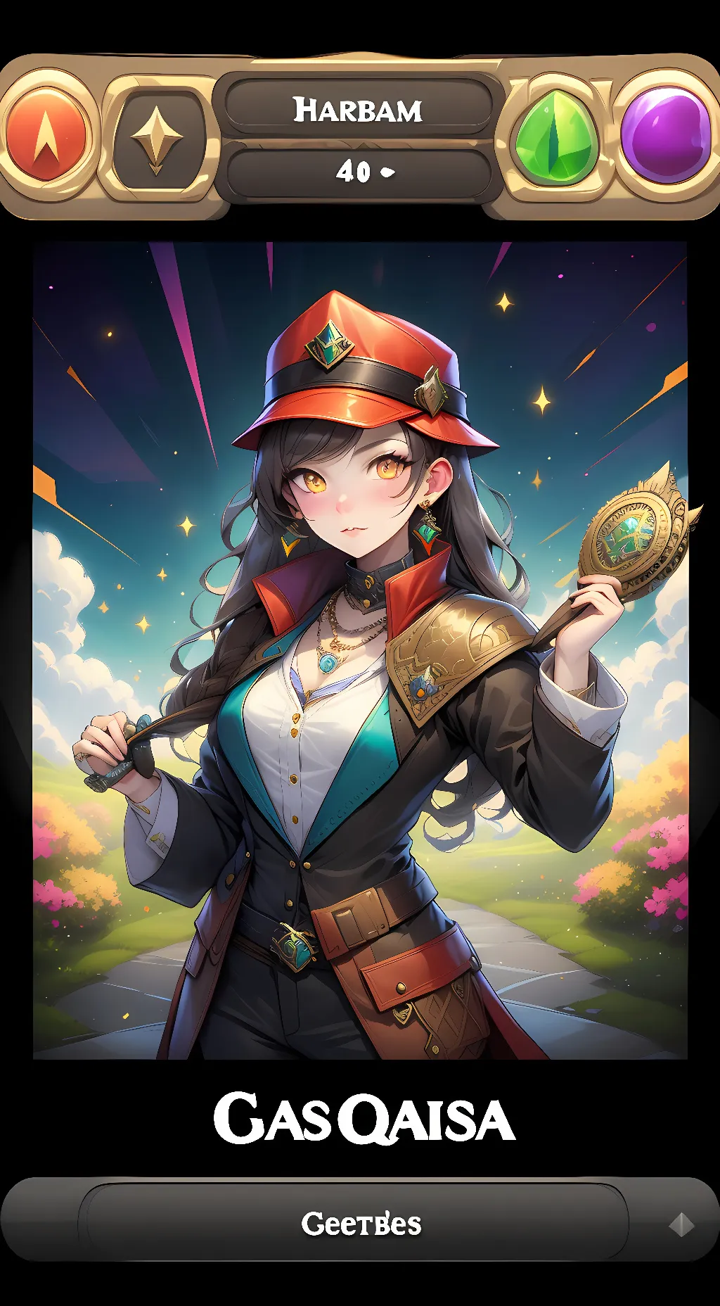 ai character: Faye Stone background