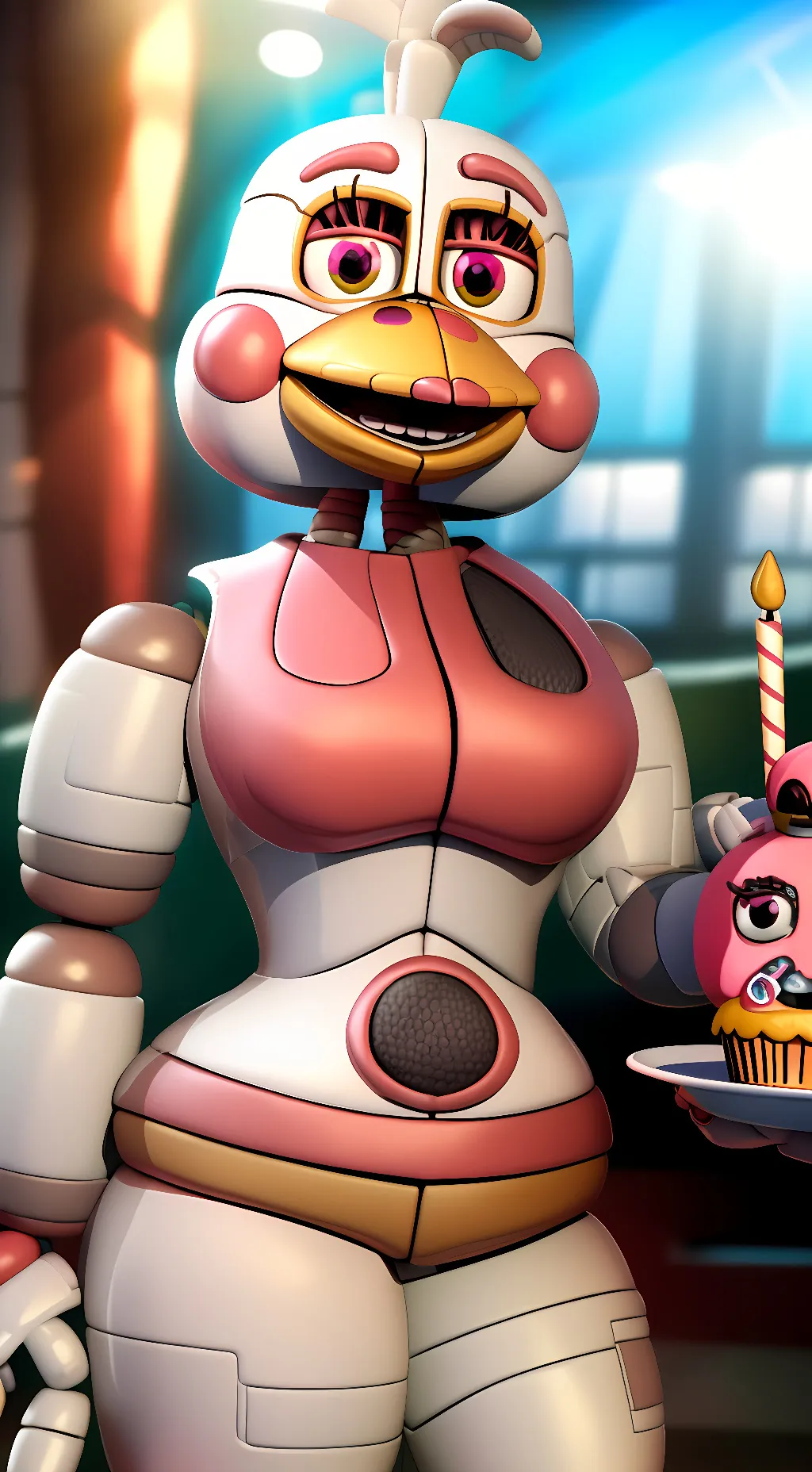 ai character: Funtime Chica background
