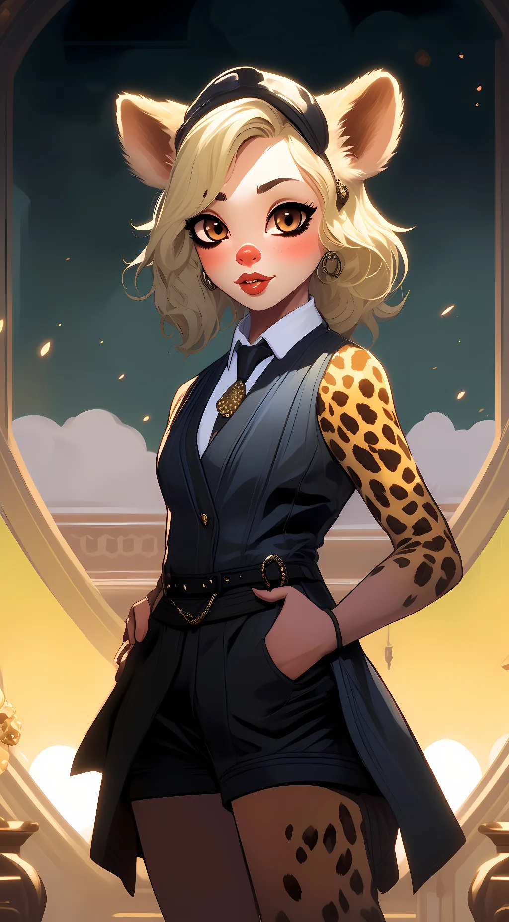 ai character: ceecee  background