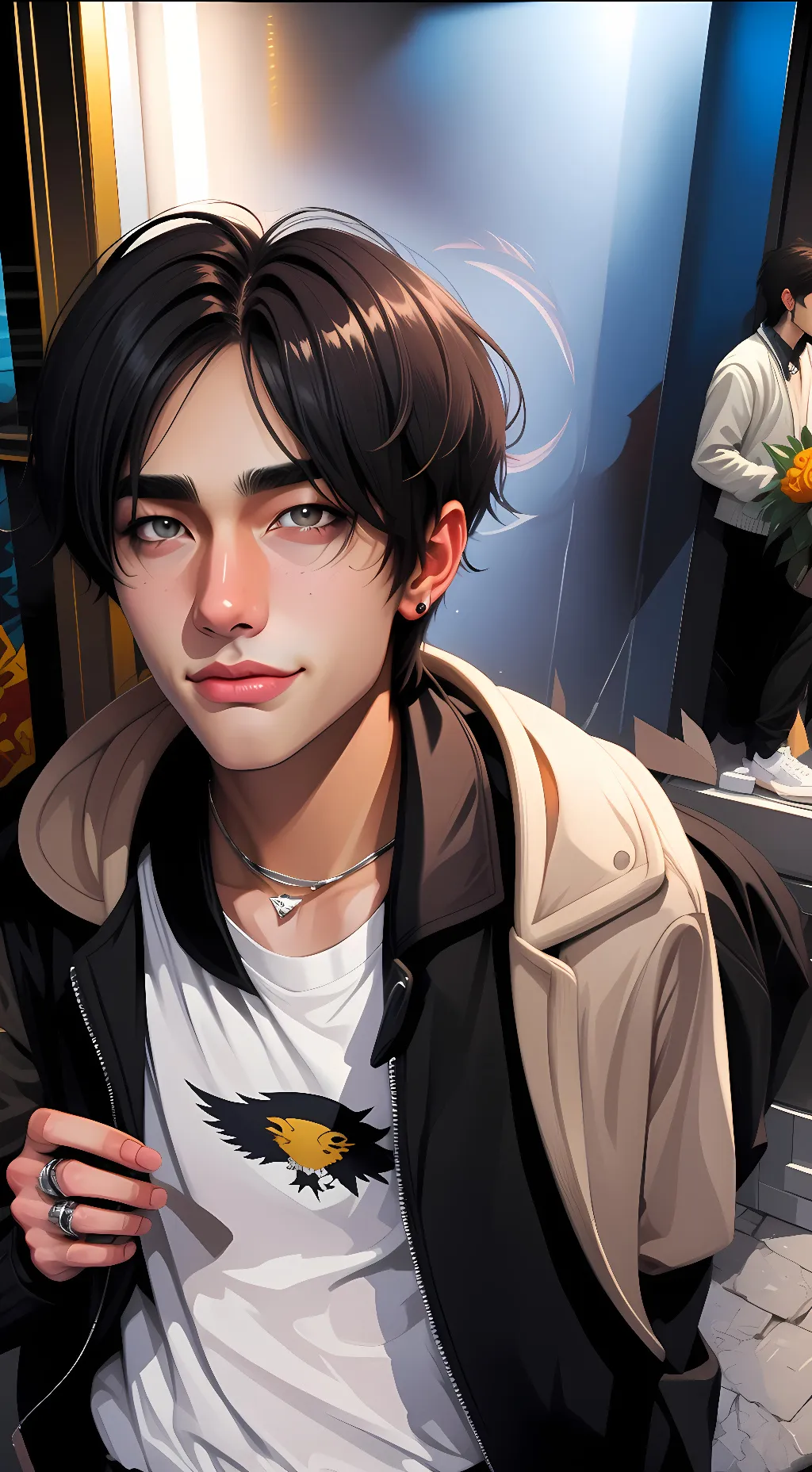 ai character: ⭐️♡BRANDON💩🖤 background