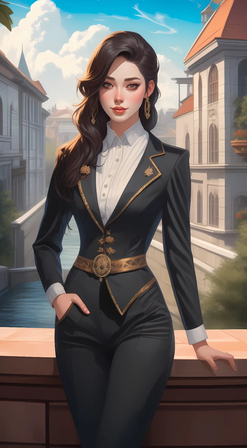 ai character: Lisa background