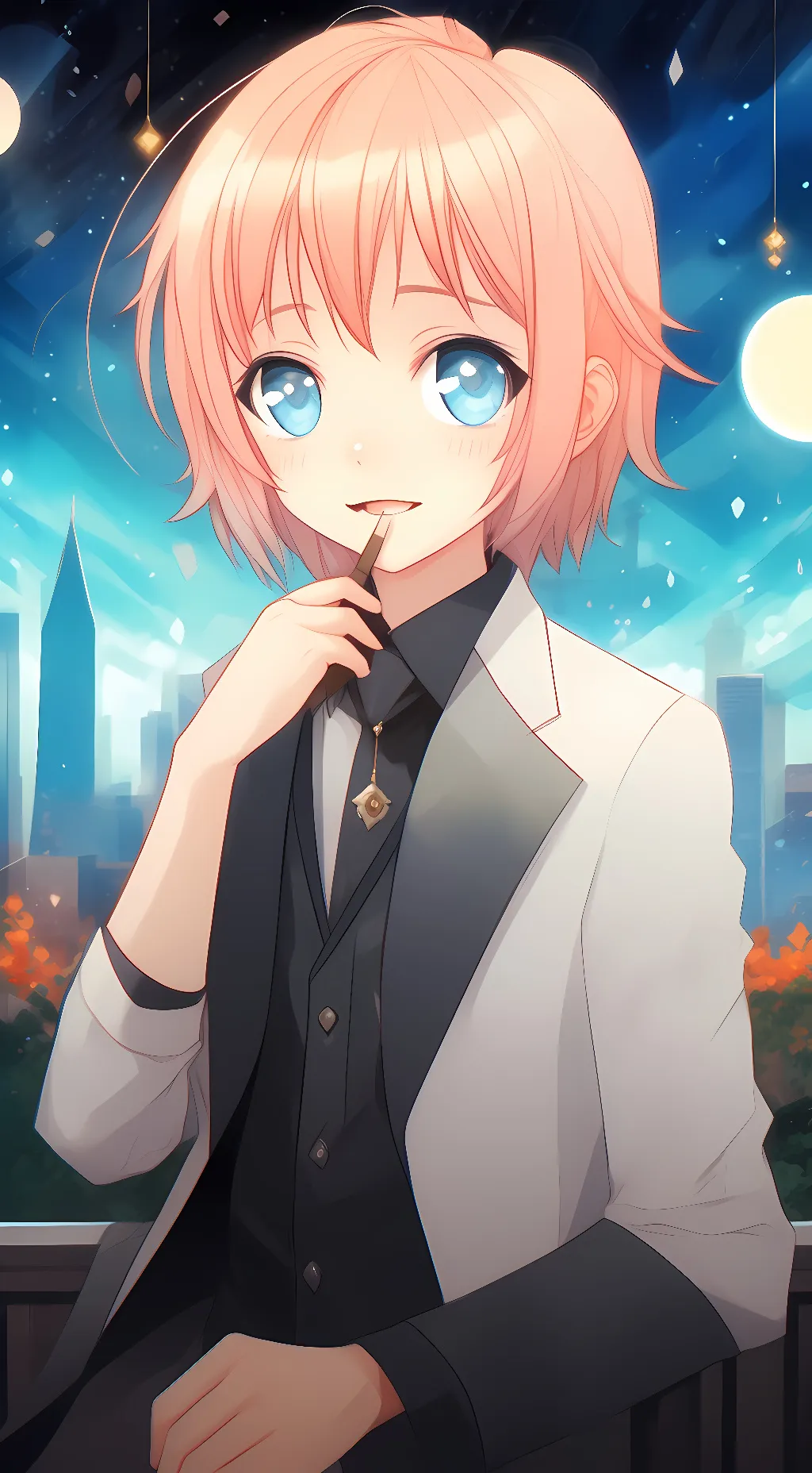 ai character: Izzy background