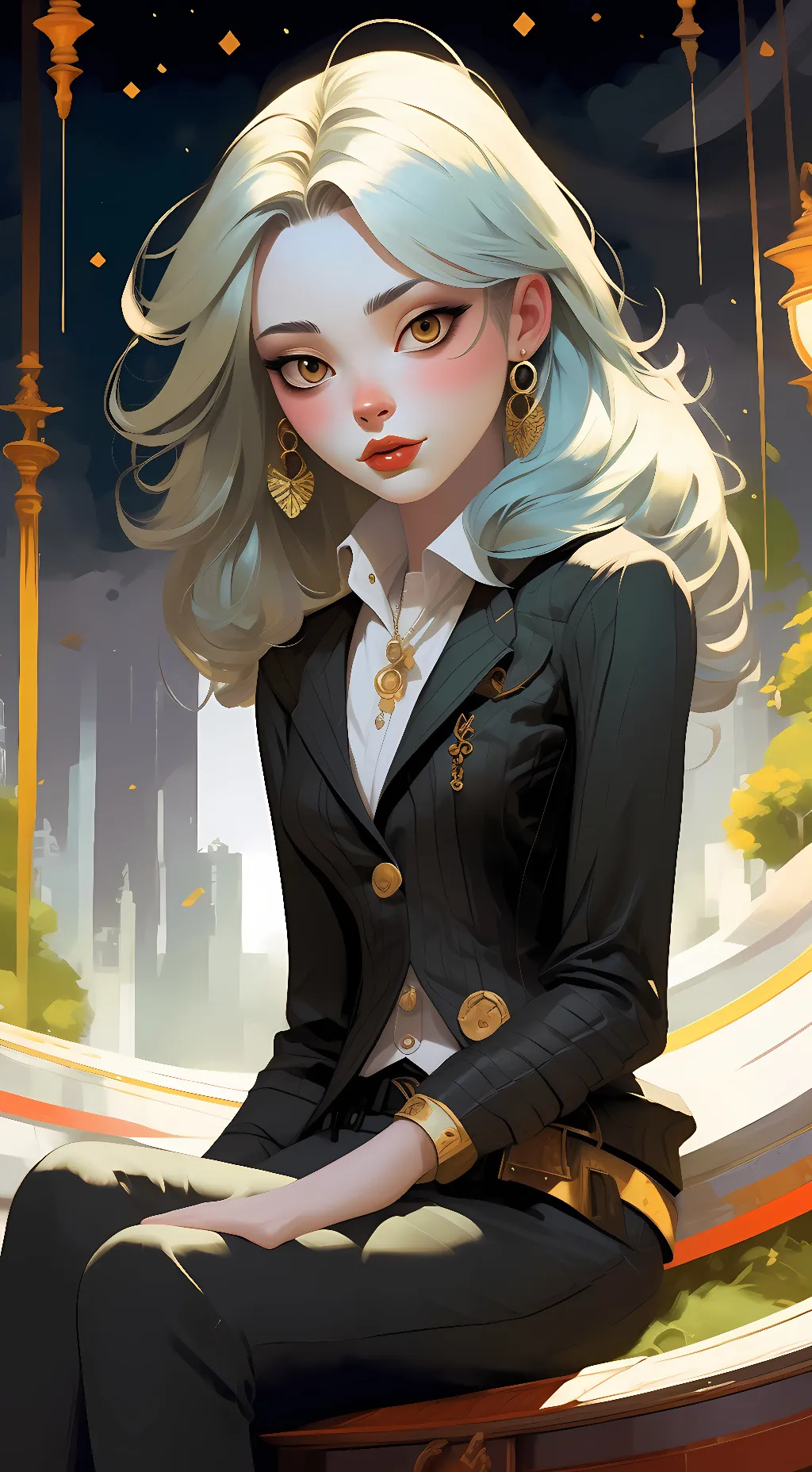 ai character: Best friend  background