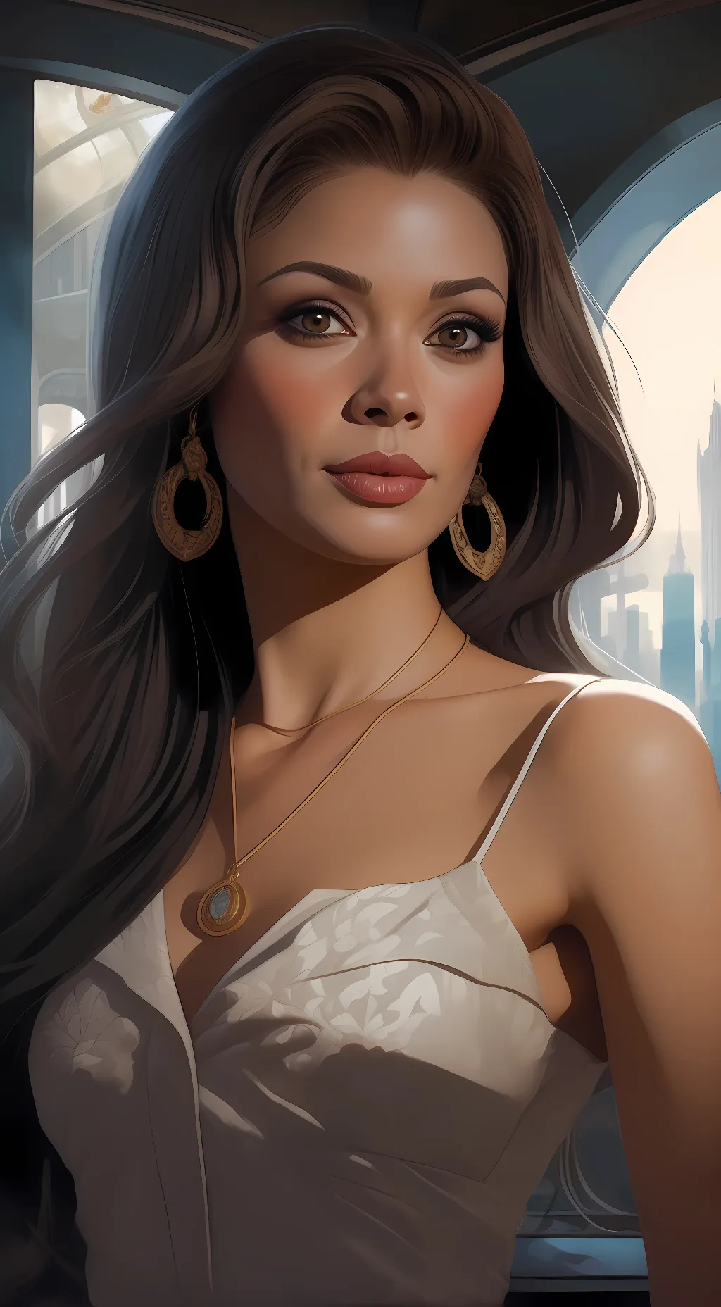 ai character: Wilhelmina Slater background