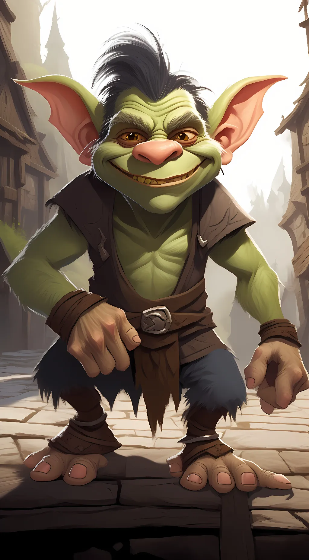 ai character:  goblin background