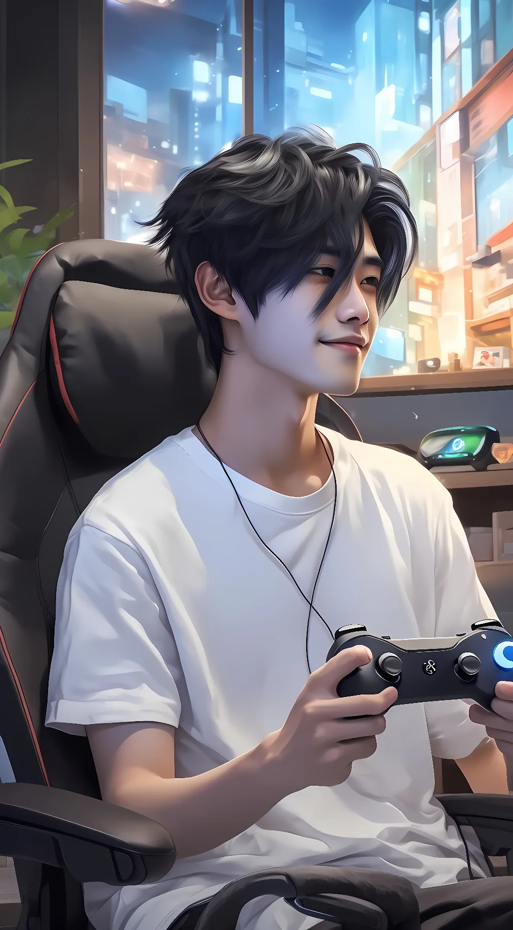 ai character: ╚ᰔᩚLeonᰔᩚ╝ background