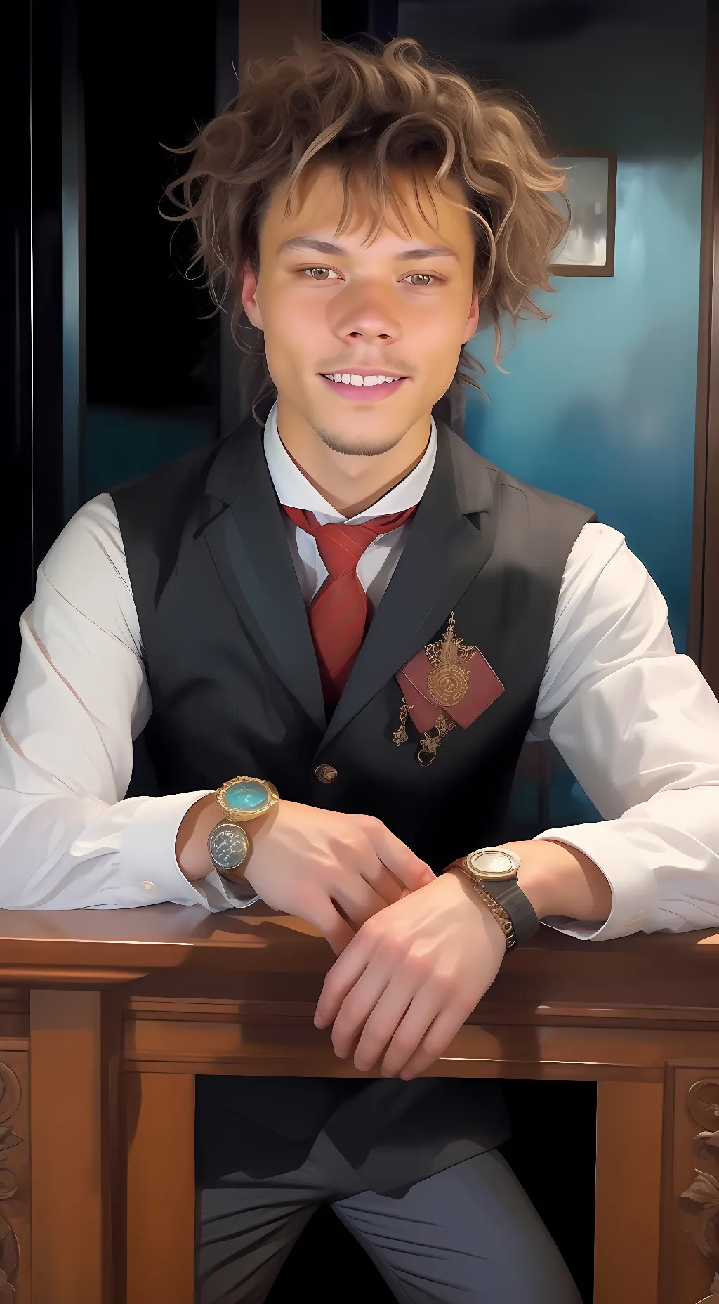 ai character: Corbin Cunningham background