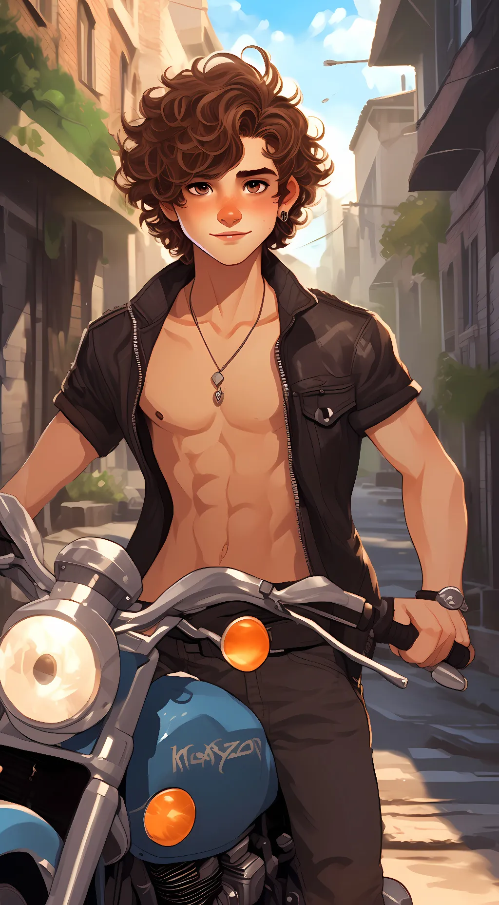 ai character: noah background