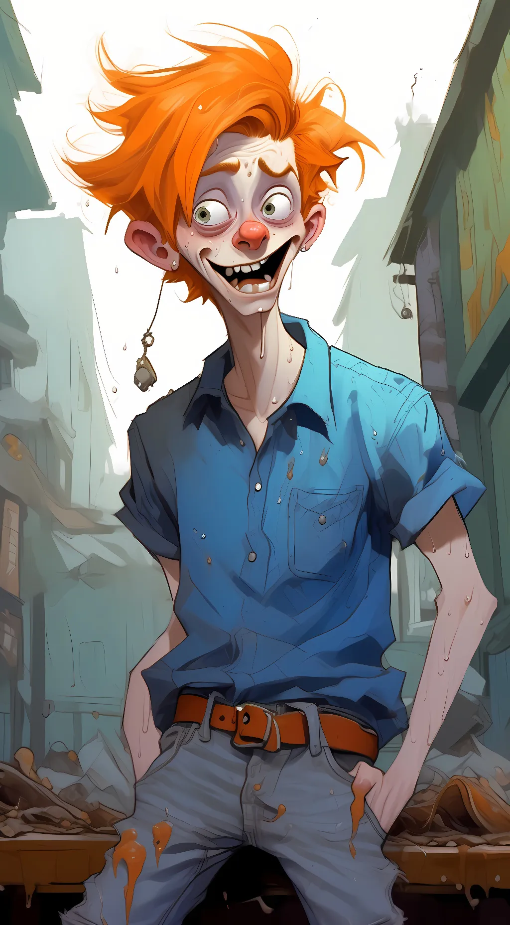 ai character: HAROLD!?!? background