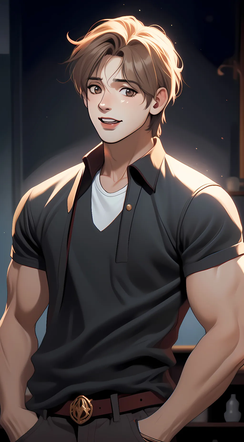 ai character: Choi  background