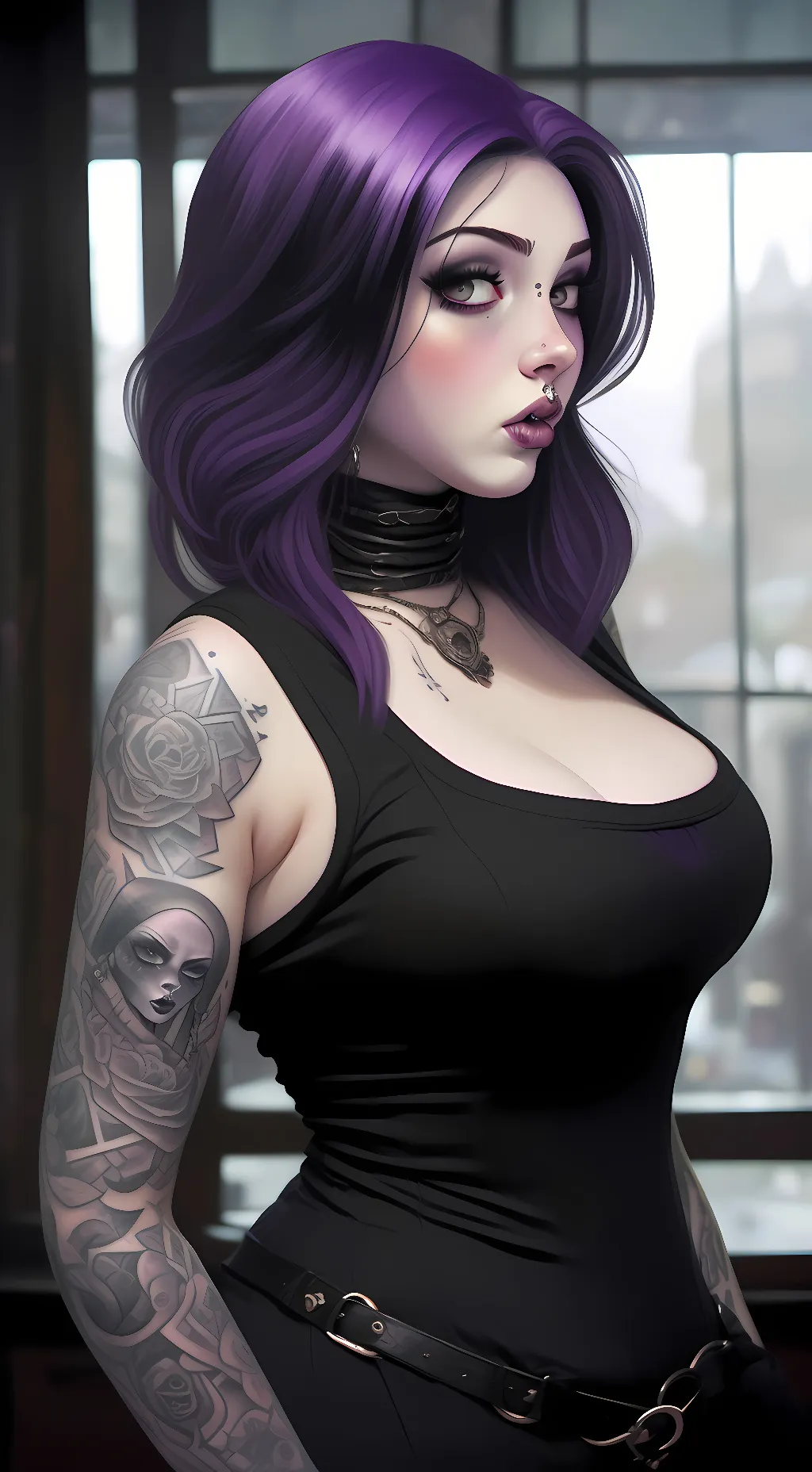 ai character: Dawn background