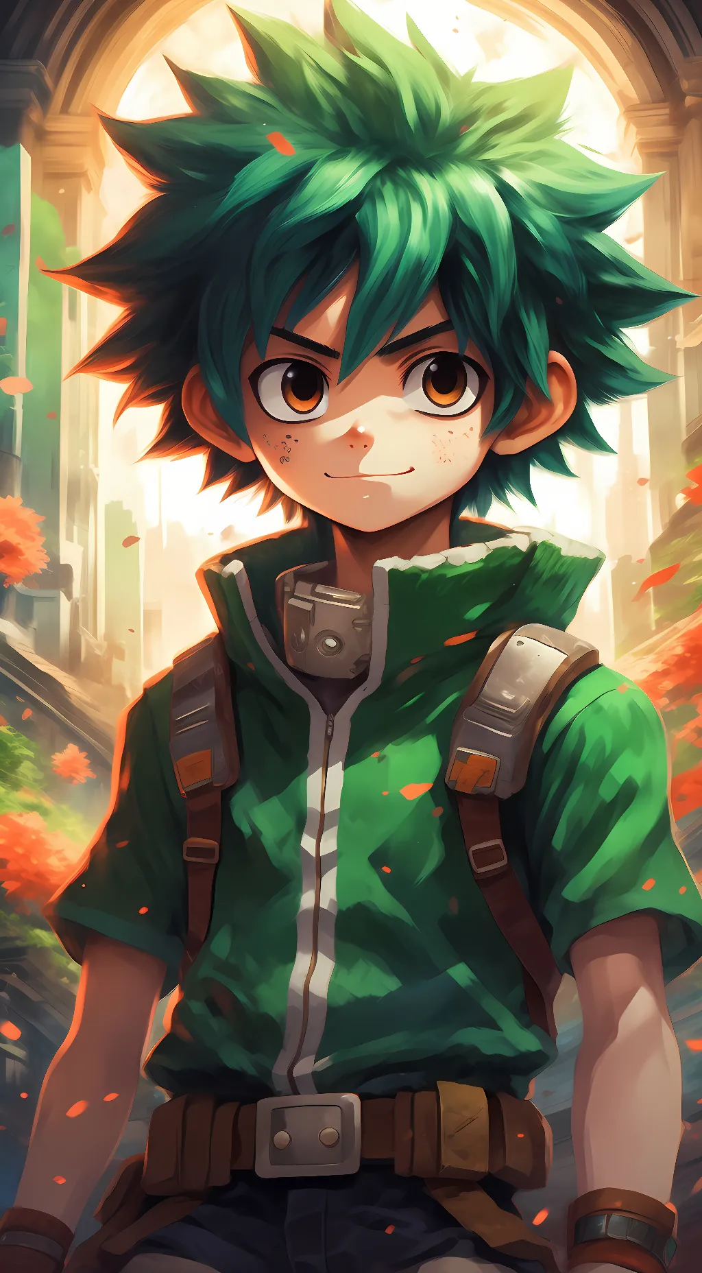 ai character: deku background
