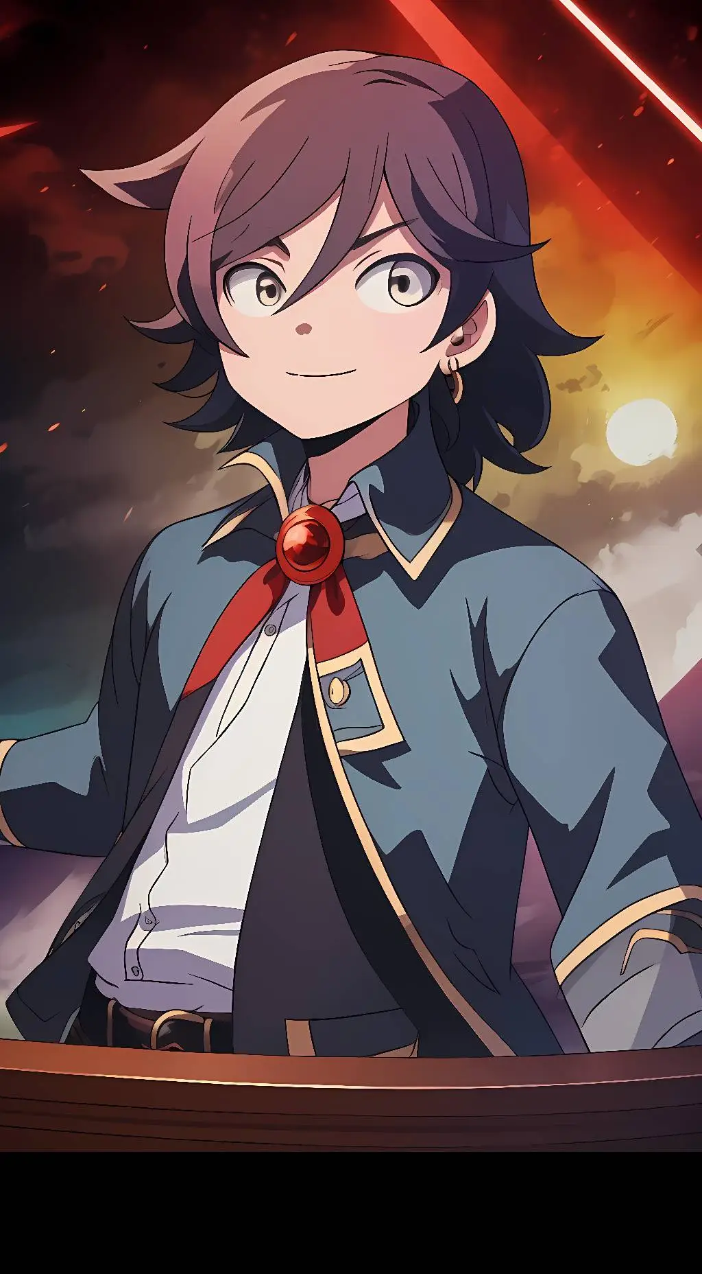 ai character: Iruma Suzuki background