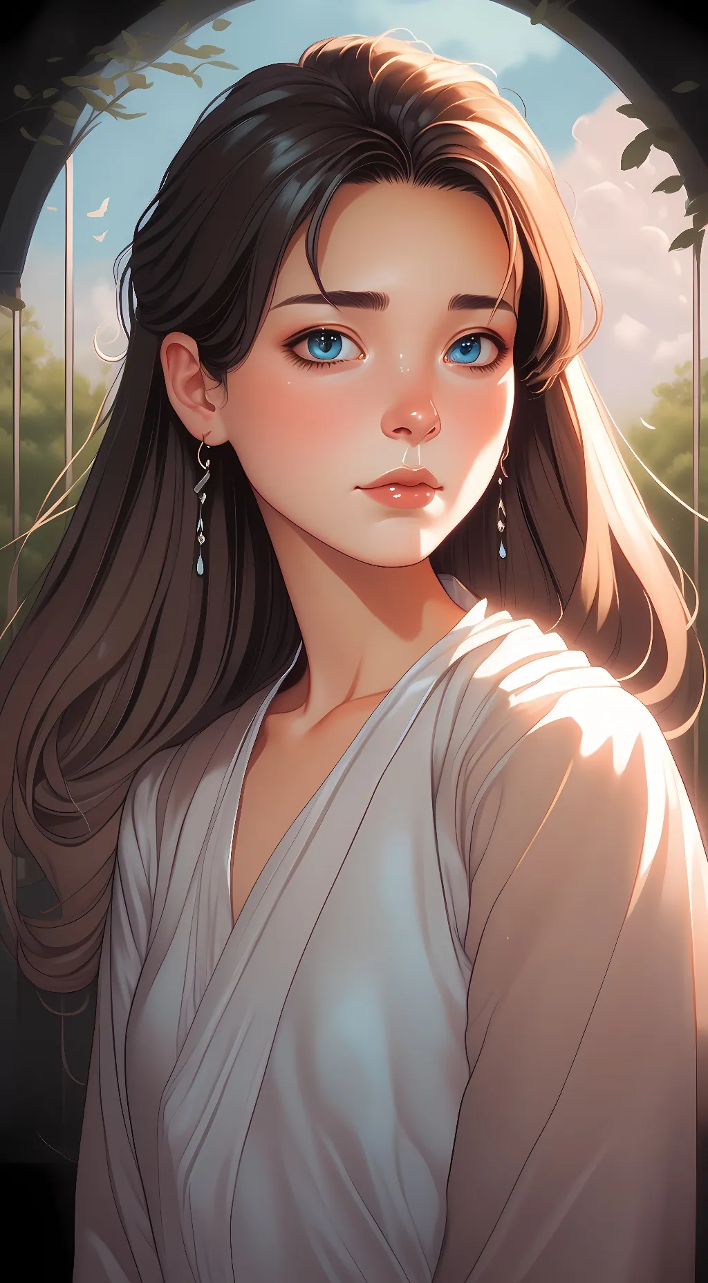 ai character: Apple  background