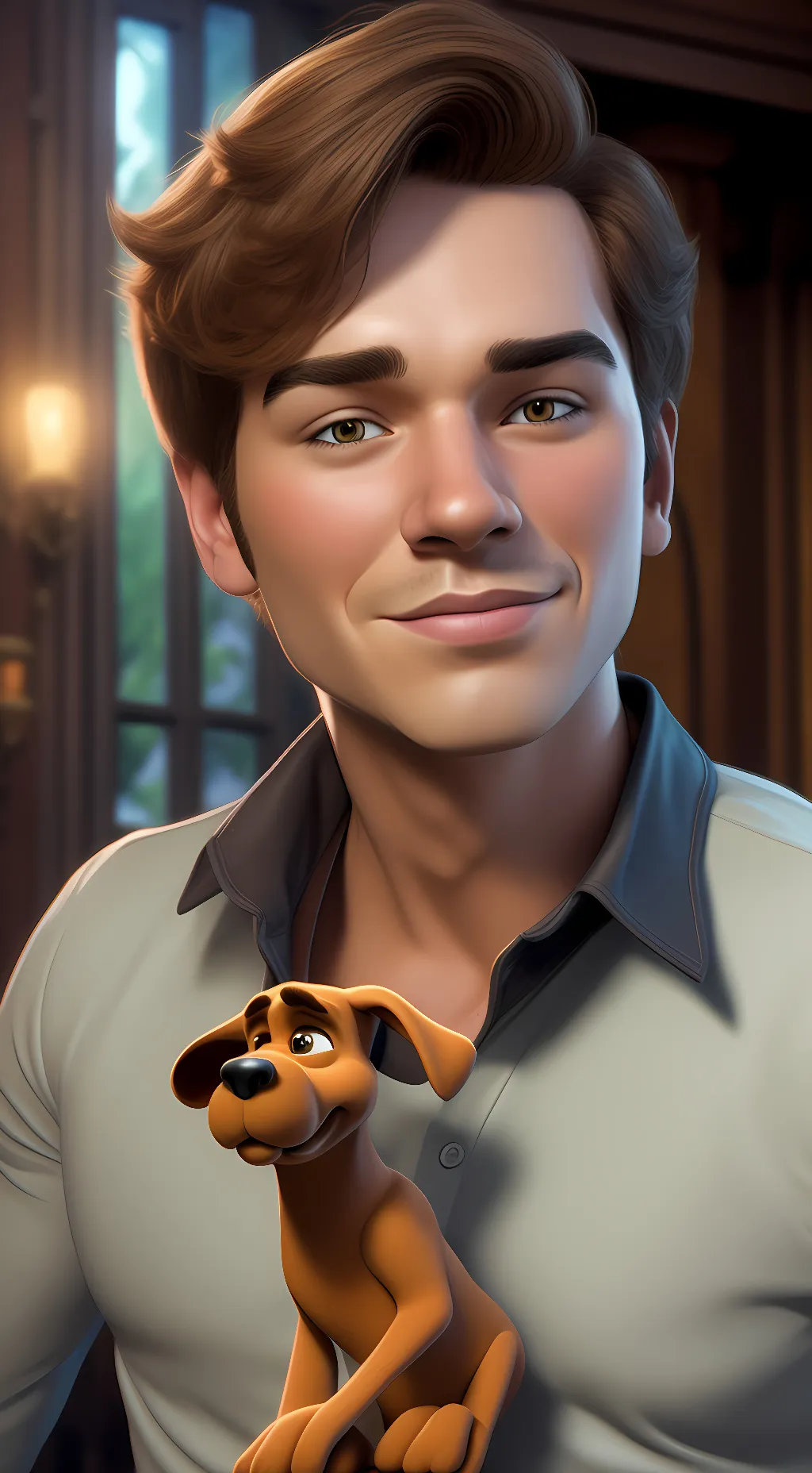 ai character: ljtog background