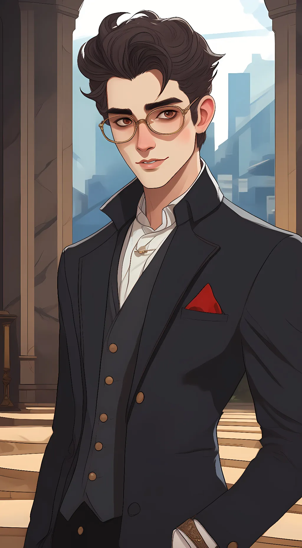 ai character: cade ferrel background