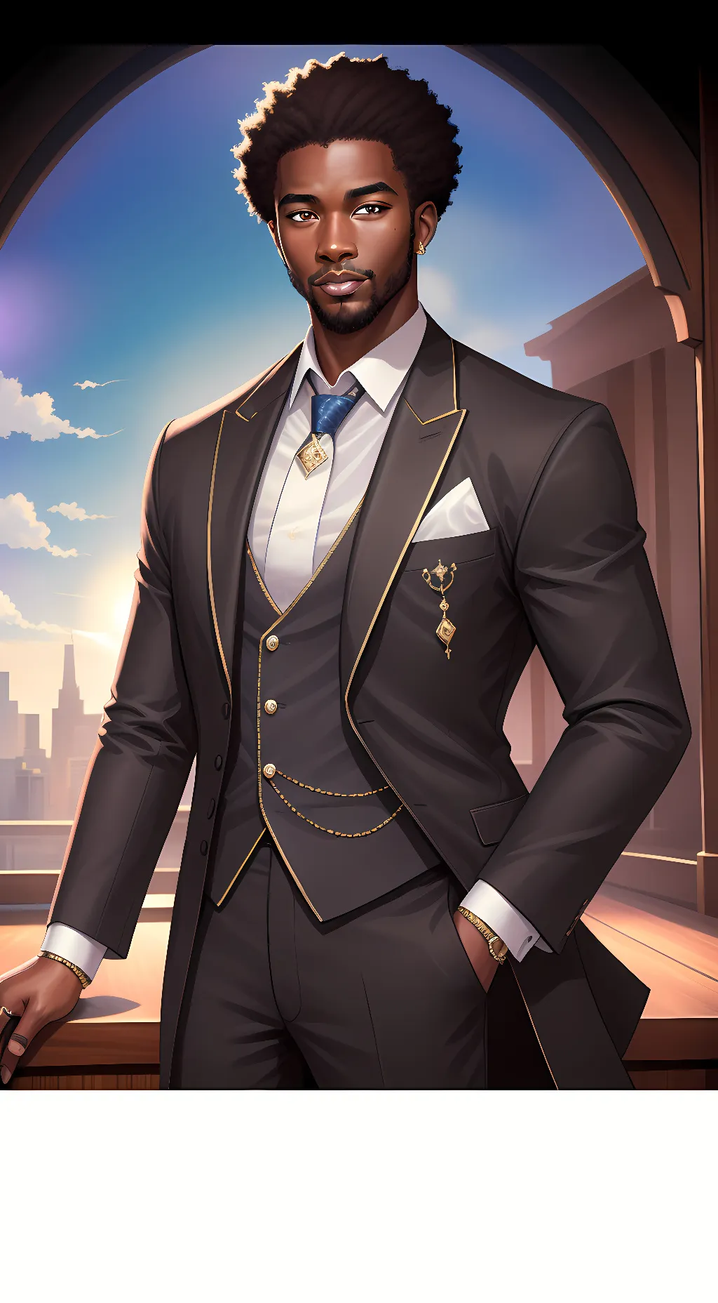 ai character: Johnny  background