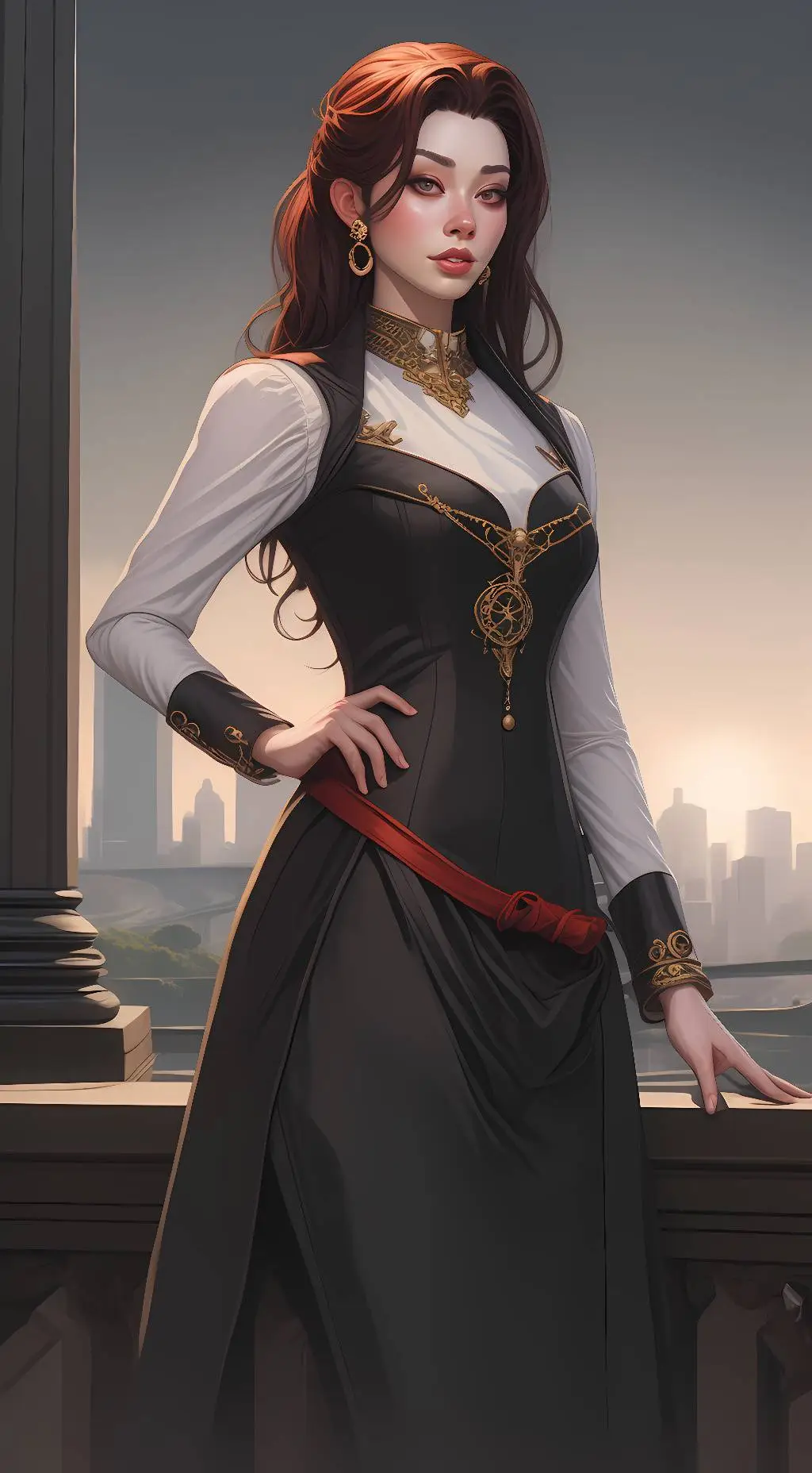 ai character: Human kuromi  background