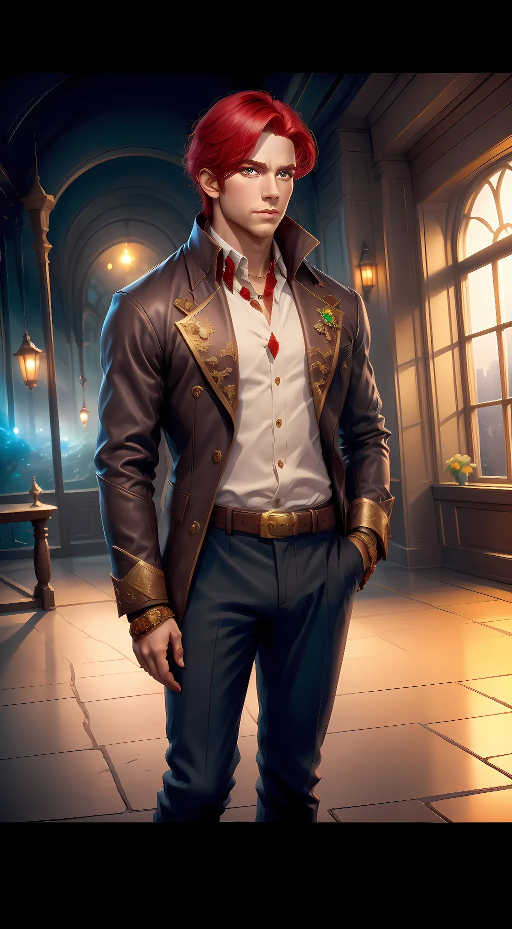 ai character: Max background