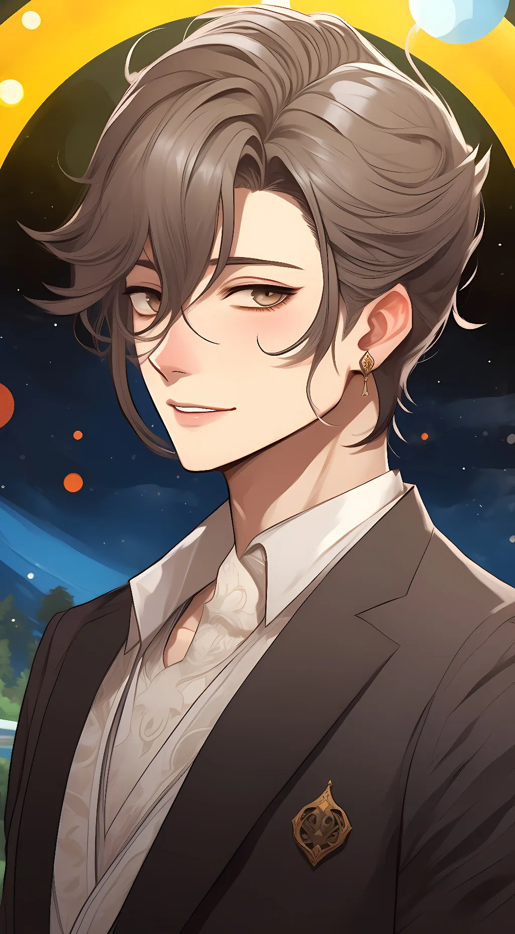 ai character: Louis  background