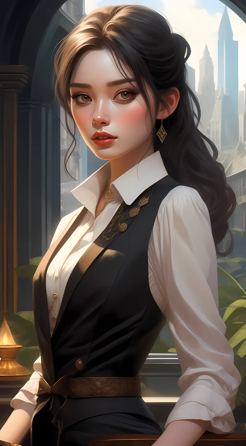 ai character: Lyric background