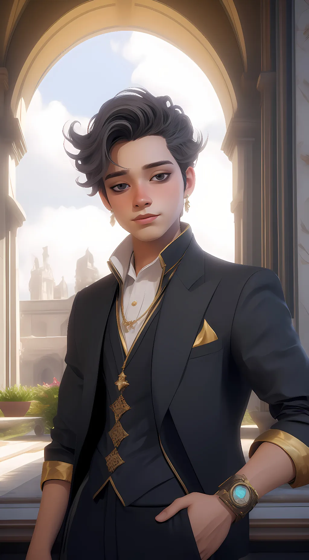 ai character: Michael  background