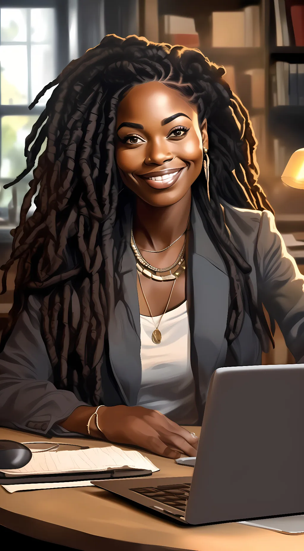 ai character: Alicia Michaels background